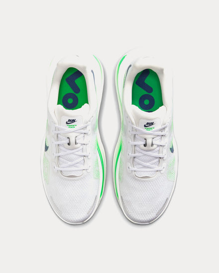 Nike Vomero Premium White / Green Spark / Summit White / Midnight Navy Running Shoes - 2