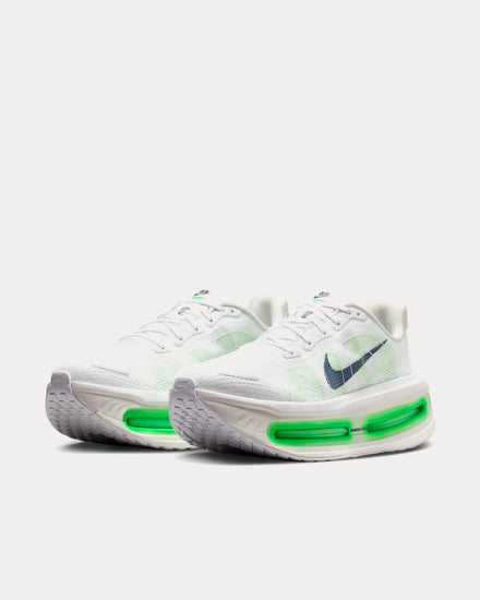 Nike Vomero Premium White / Green Spark / Summit White / Midnight Navy Running Shoes - 3