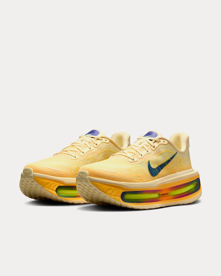 Nike Vomero Premium Alabaster / Citron Pulse / Hyper Violet / Blue Void Running Shoes - 3