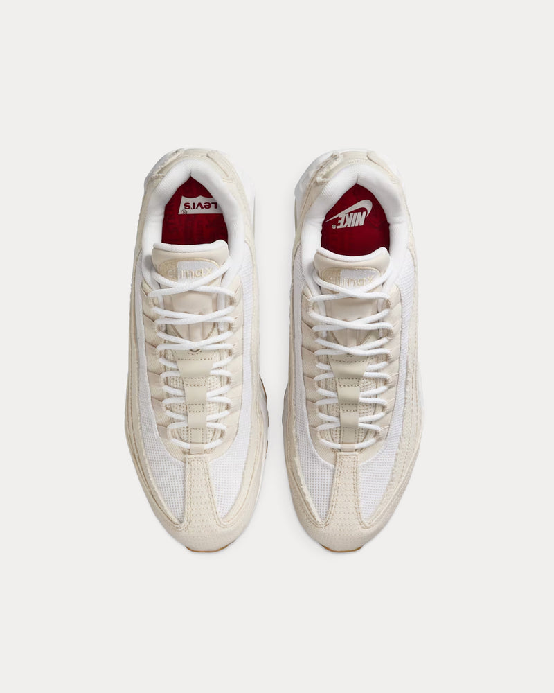 Nike x Levi's Air Max 95 White / Ecru Low Top Sneakers - 2
