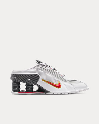 Nike x Martine Rose Shox MR4 White / Varsity Red Low Top Sneakers