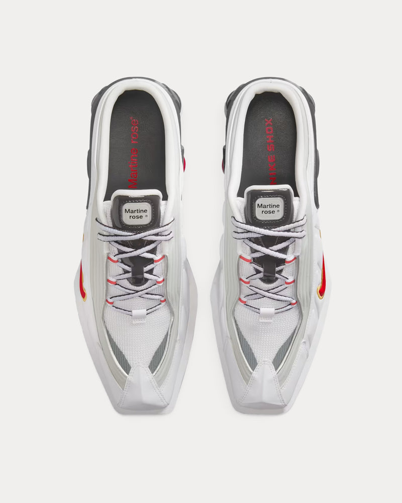Nike x Martine Rose Shox MR4 White / Varsity Red Low Top Sneakers - 2
