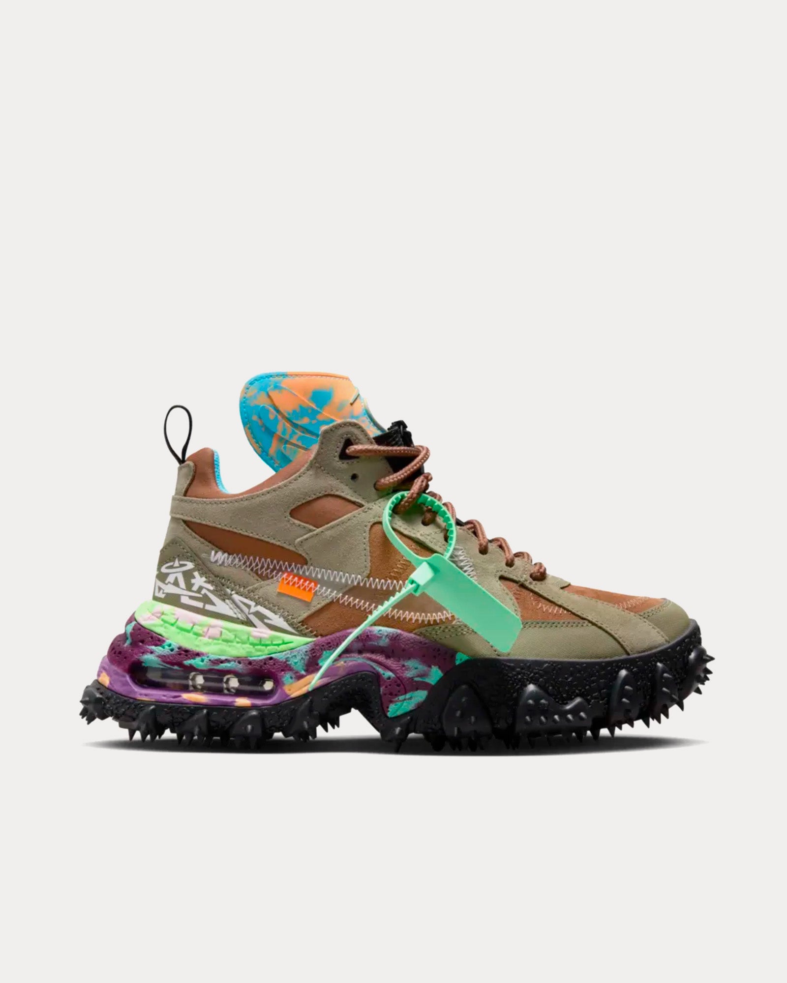 Nike x Off-White - Terra Forma Matte Olive Mid Top Sneakers