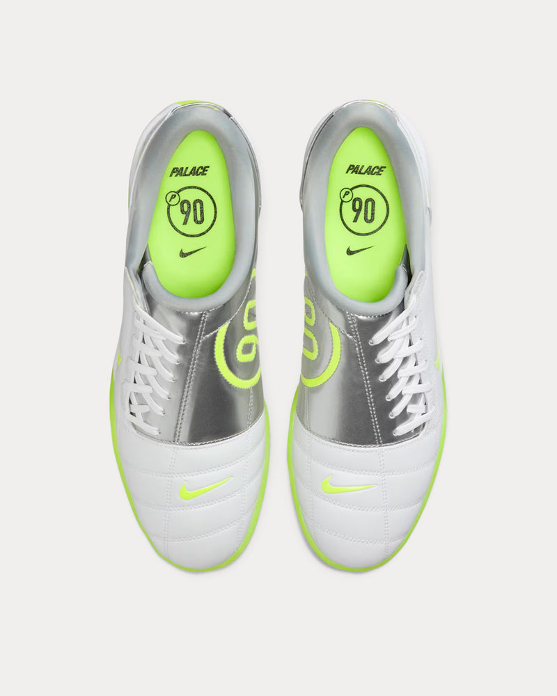 Nike x Palace Total 90 White / Metallic Silver Low Top Sneakers - 2