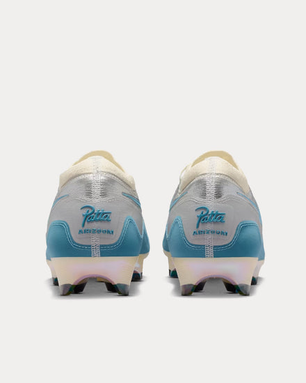 Nike x Patta Mercurial Zoom Vapor 16 Elite FG SE Noise Aqua / Metallic Silver Football Boots - 4
