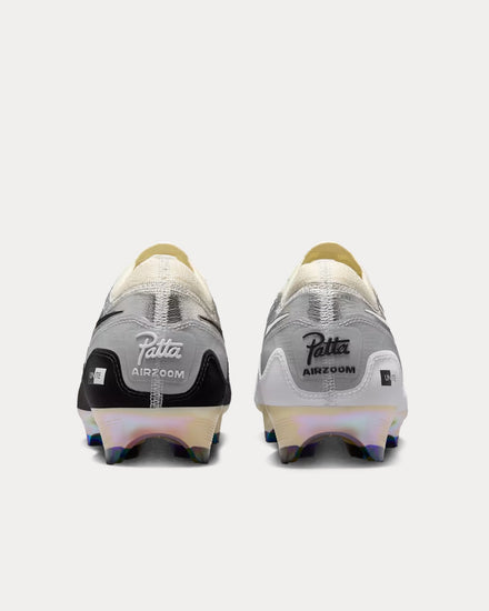 Nike x Patta Mercurial Zoom Vapor 16 Elite FG SE Metallic Silver / Coconut Milk Football Boots - 4