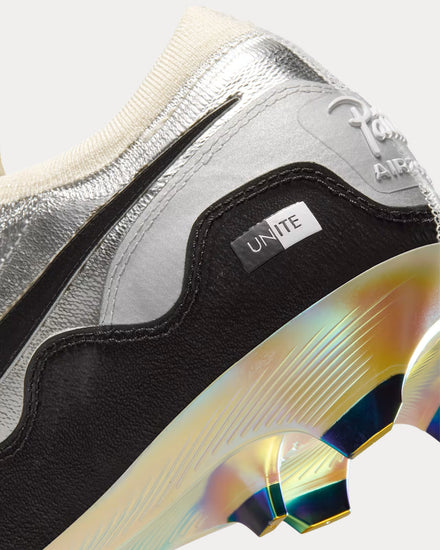 Nike x Patta Mercurial Zoom Vapor 16 Elite FG SE Metallic Silver / Coconut Milk Football Boots - 5
