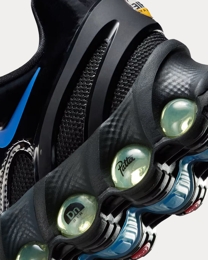 Nike x Patta Air Max Dn8 Black / Metallic Silver Low Top Sneakers - 5