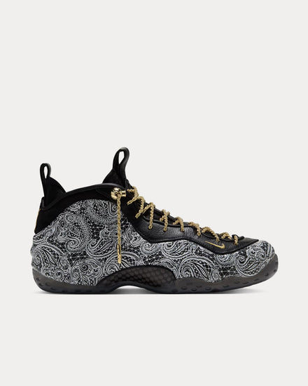 Nike x Victor Solomon Air Foamposite One Black / Metallic Gold High Top Sneakers - 1