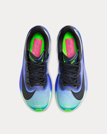 Nike Zoom Fly 6 Dark Obsidian / Racer Blue / Emerald Rise / Black Running Shoes - 2