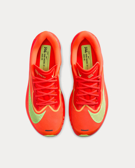 Nike Zoom Fly 6 Bright Crimson / Lime Blast / Mint Foam / Cave Purple Running Shoes - 2