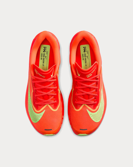 Nike Zoom Fly 6 Bright Crimson / Lime Blast / Mint Foam / Cave Purple Running Shoes - 2