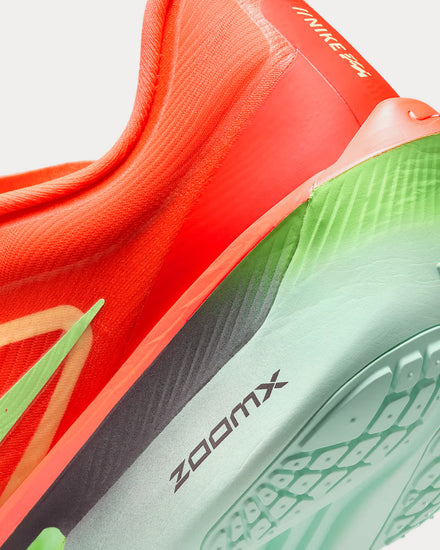 Nike Zoom Fly 6 Bright Crimson / Lime Blast / Mint Foam / Cave Purple Running Shoes - 5