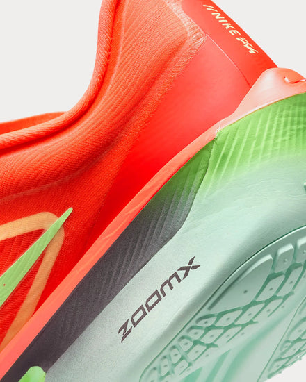 Nike Zoom Fly 6 Bright Crimson / Lime Blast / Mint Foam / Cave Purple Running Shoes - 5