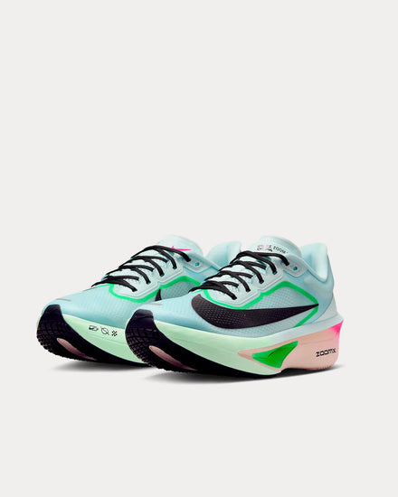 Nike Zoom Fly 6 Glacier Ice / Hyper Pink / Green Shock / Black Running Shoes - 3