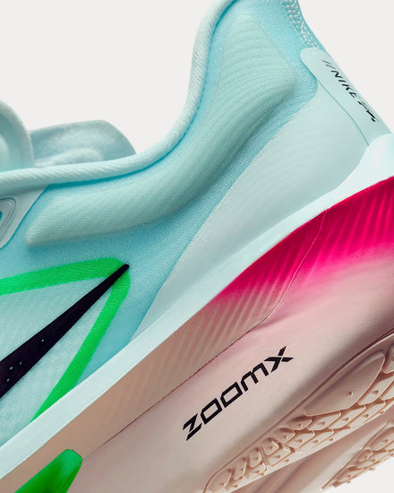 Nike Zoom Fly 6 Glacier Ice / Hyper Pink / Green Shock / Black Running Shoes - 5