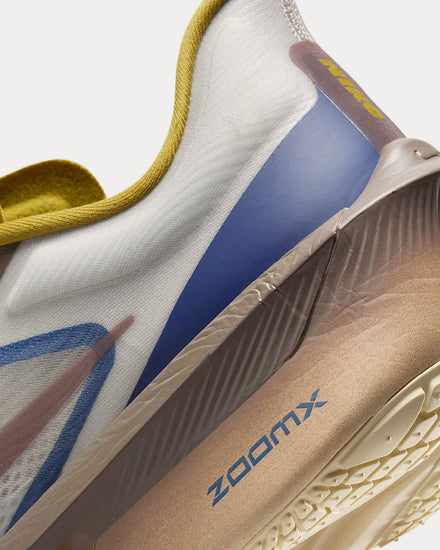 Nike Zoom Fly 6 Light Bone / Cave Stone / Blue Void / Burgundy Crush Running Shoes - 5