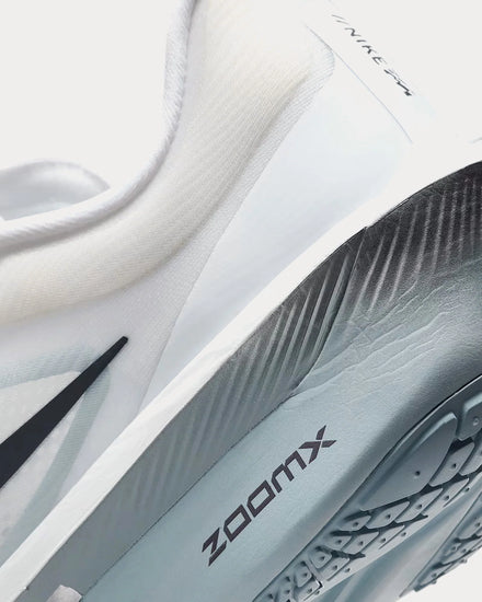 Nike Zoom Fly 6 White / Pure Platinum / Obsidian Mist / Gridiron Running Shoes - 5