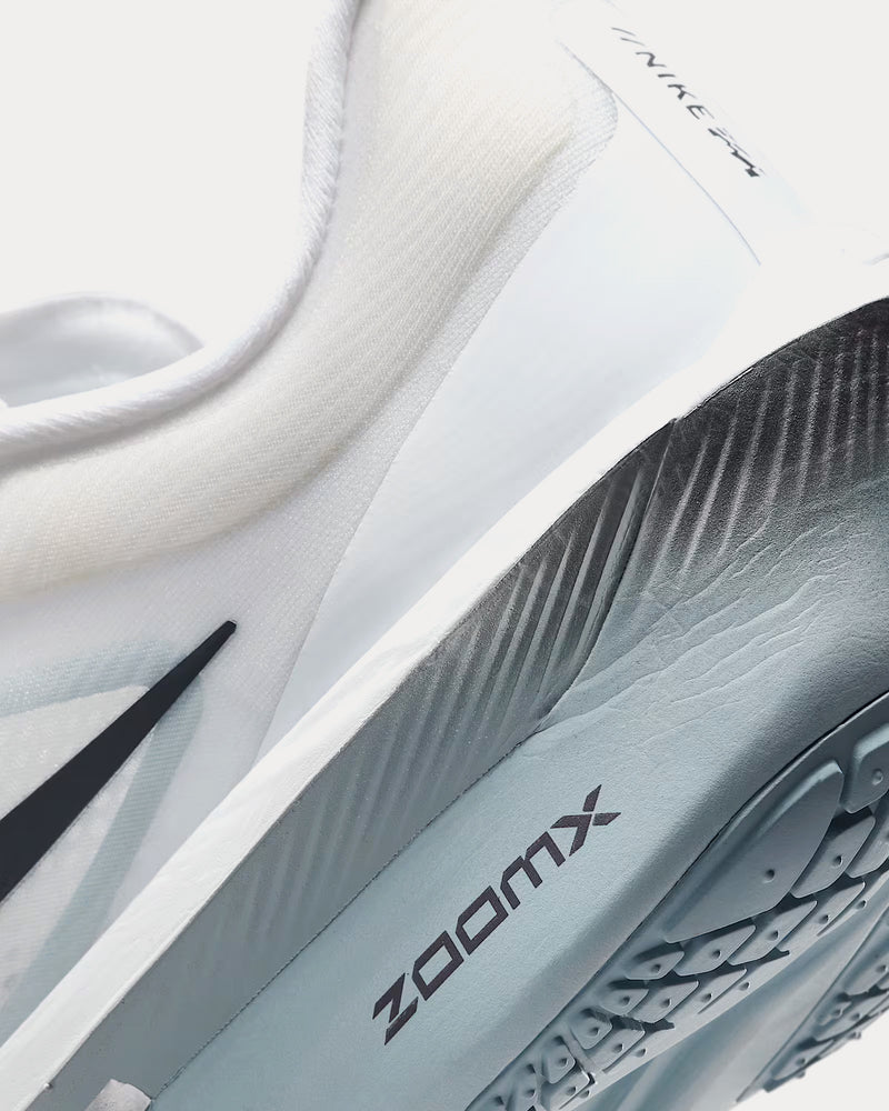 Nike Zoom Fly 6 White / Pure Platinum / Obsidian Mist / Gridiron Running Shoes - 5