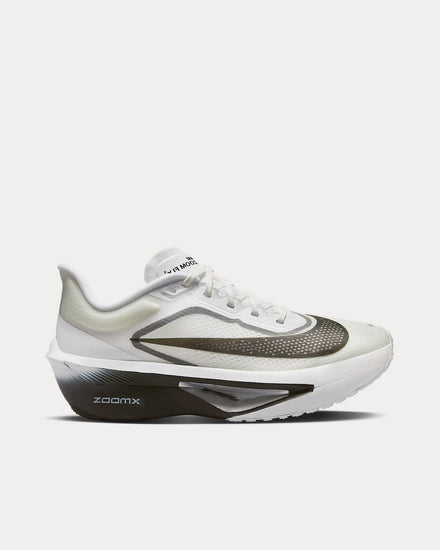 Nike Zoom Fly 6 White / Smoke Grey / Metallic Silver / Black Running Shoes - 1