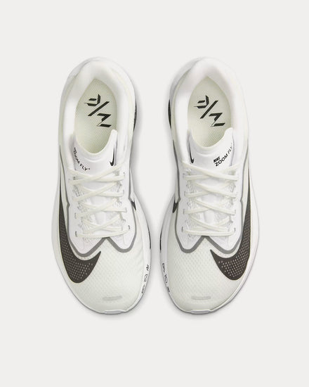 Nike Zoom Fly 6 White / Smoke Grey / Metallic Silver / Black Running Shoes - 2