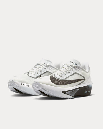 Nike Zoom Fly 6 White / Smoke Grey / Metallic Silver / Black Running Shoes - 3