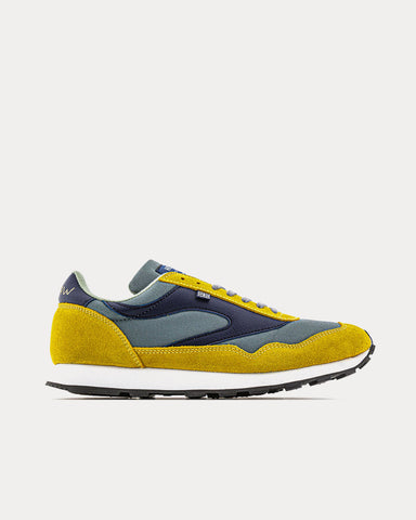 Norman Walsh Whirlwind Grey / Mustard / Navy Low Top Sneakers