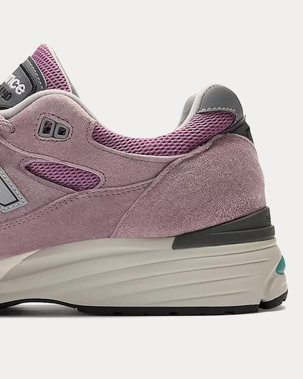 New Balance Made in UK 991v2 'Retro Pop' Polignac / Toadstool / Silver Low Top Sneakers - 5