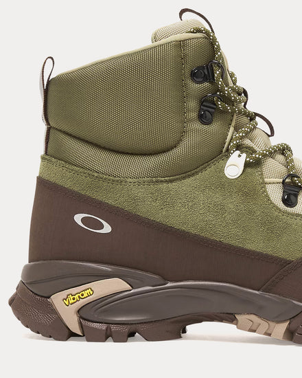 Oakley Vertex Suede Army Green Hiking Boots - 5