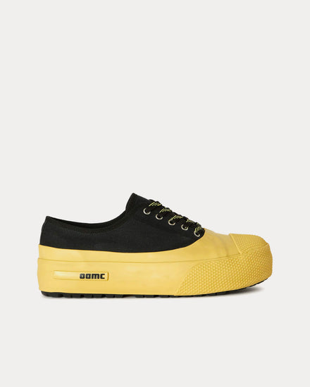 OAMC Exped Vulcanized Yellow / Black Low Top Sneakers - 1
