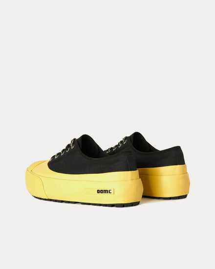OAMC Exped Vulcanized Yellow / Black Low Top Sneakers - 4