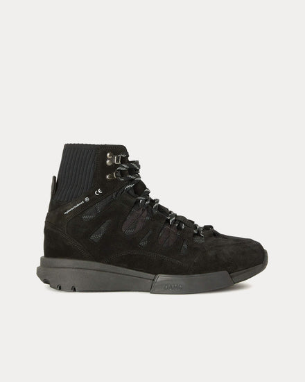 OAMC Trail Runner Black High Top Sneakers - 1