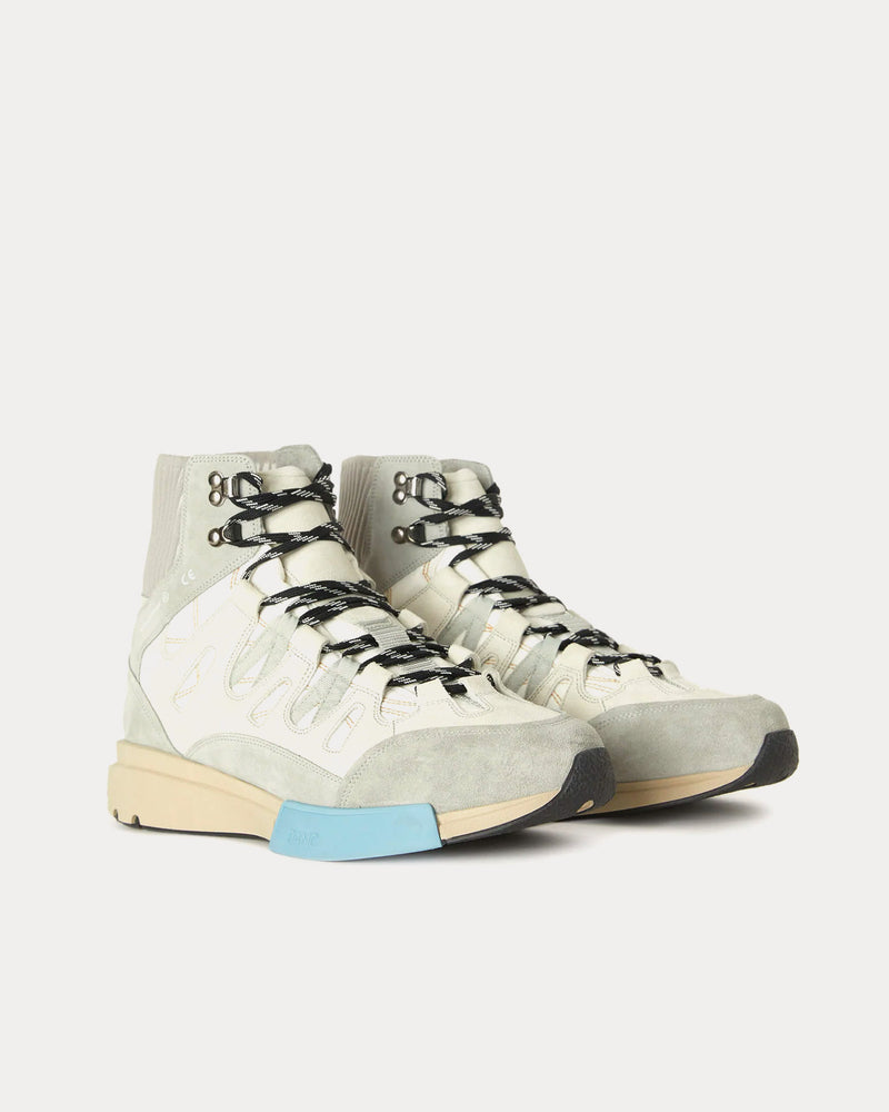 OAMC Trail Runner Off-White High Top Sneakers - 3