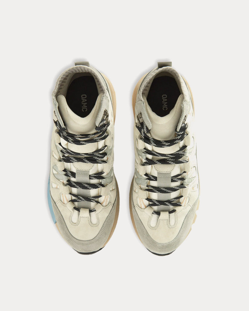 OAMC Trail Runner Off-White High Top Sneakers - 2