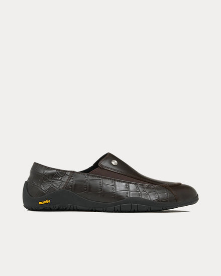 OAO Facet Brown Slip On Sneakers - 1