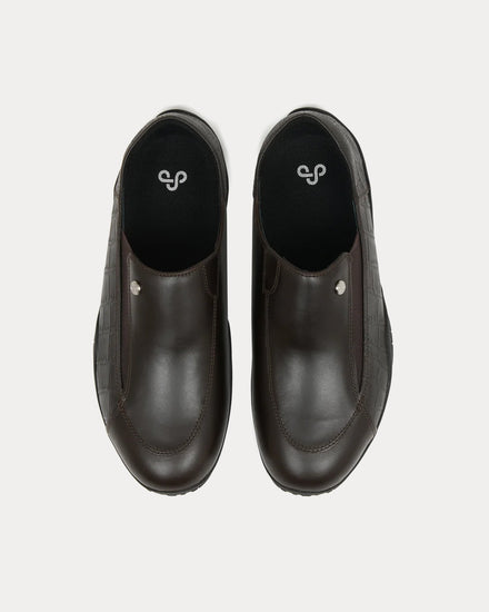 OAO Facet Brown Slip On Sneakers - 2