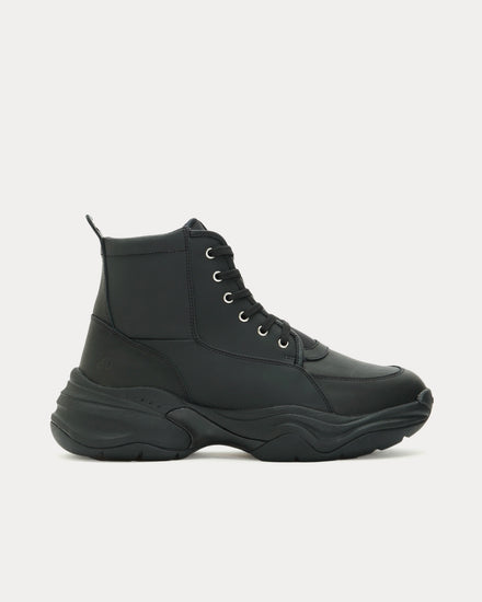 OAO Flare Black High Top Sneakers - 1
