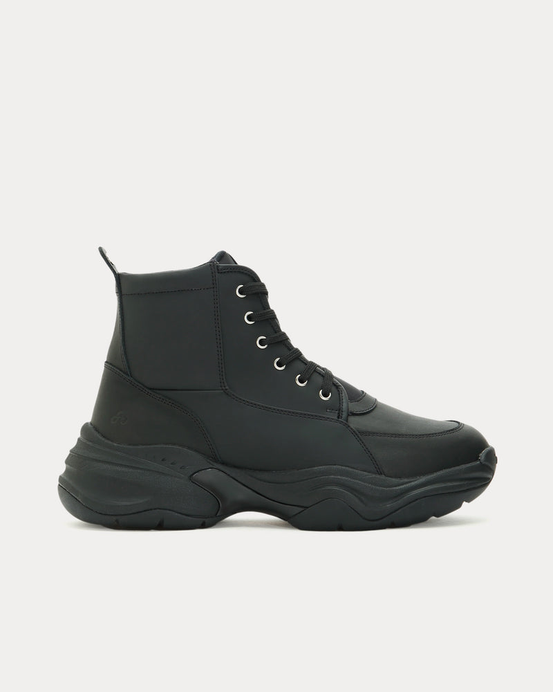 OAO Flare Black High Top Sneakers - 1
