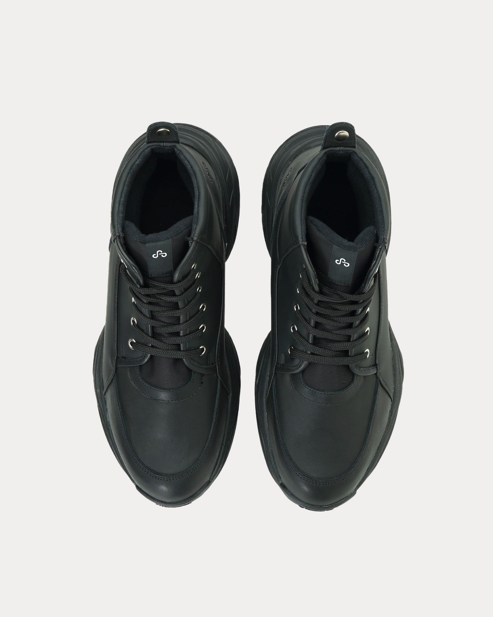 OAO - Flare Black High Top Sneakers