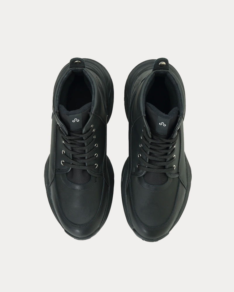 OAO Flare Black High Top Sneakers - 2
