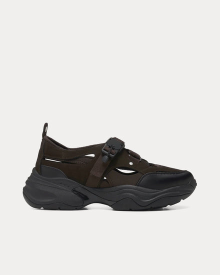 OAO The Curve Aero Brown Slip On Sneakers - 1