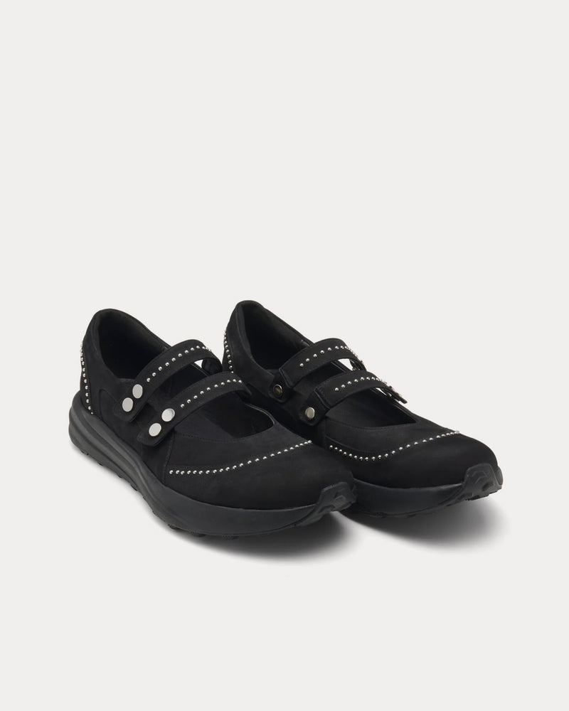OAO Les Arcs Pumps Black Slip On Sneakers - 3