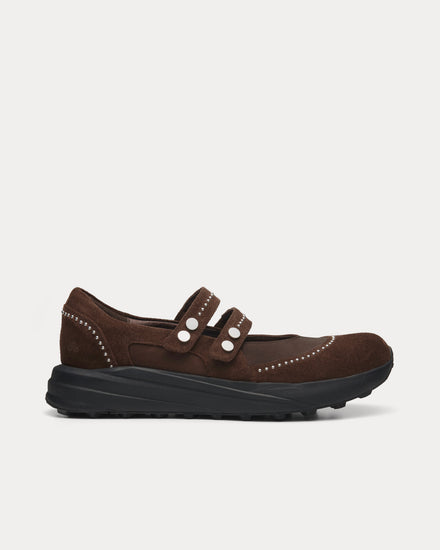 OAO Les Arcs Pumps Brown Slip On Sneakers - 1