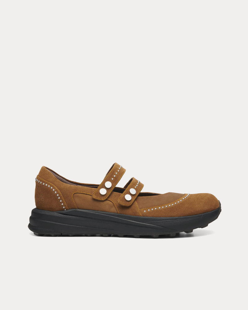 OAO Les Arcs Pumps Camel Slip On Sneakers - 1