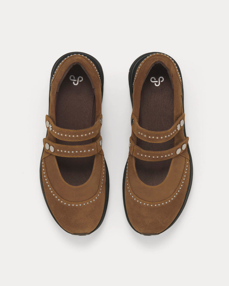 OAO Les Arcs Pumps Camel Slip On Sneakers - 2