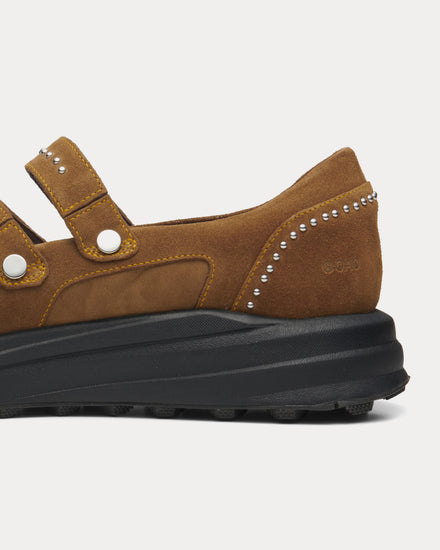 OAO Les Arcs Pumps Camel Slip On Sneakers - 4