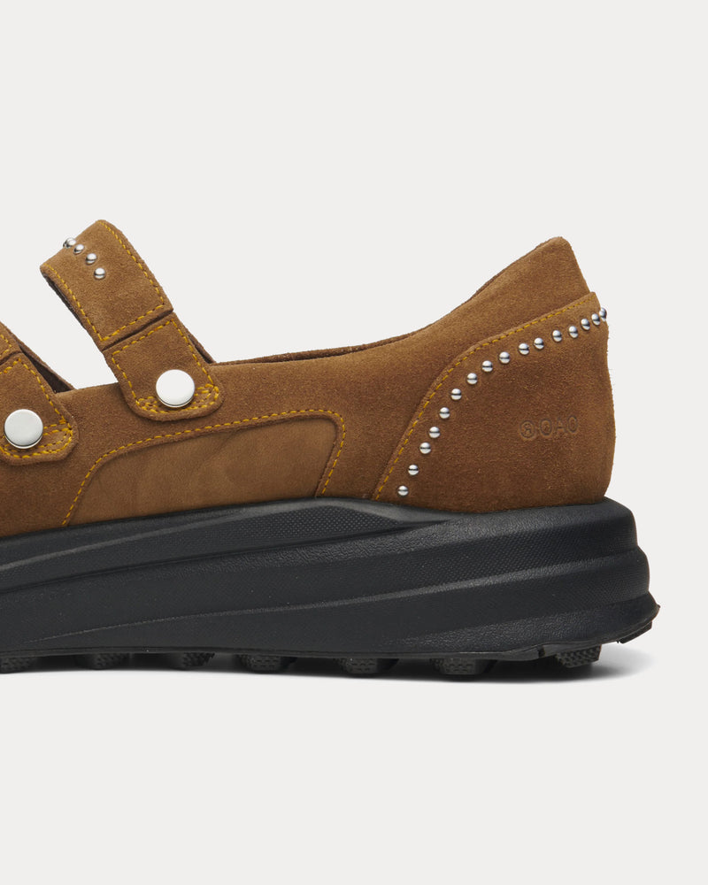 OAO Les Arcs Pumps Camel Slip On Sneakers - 4