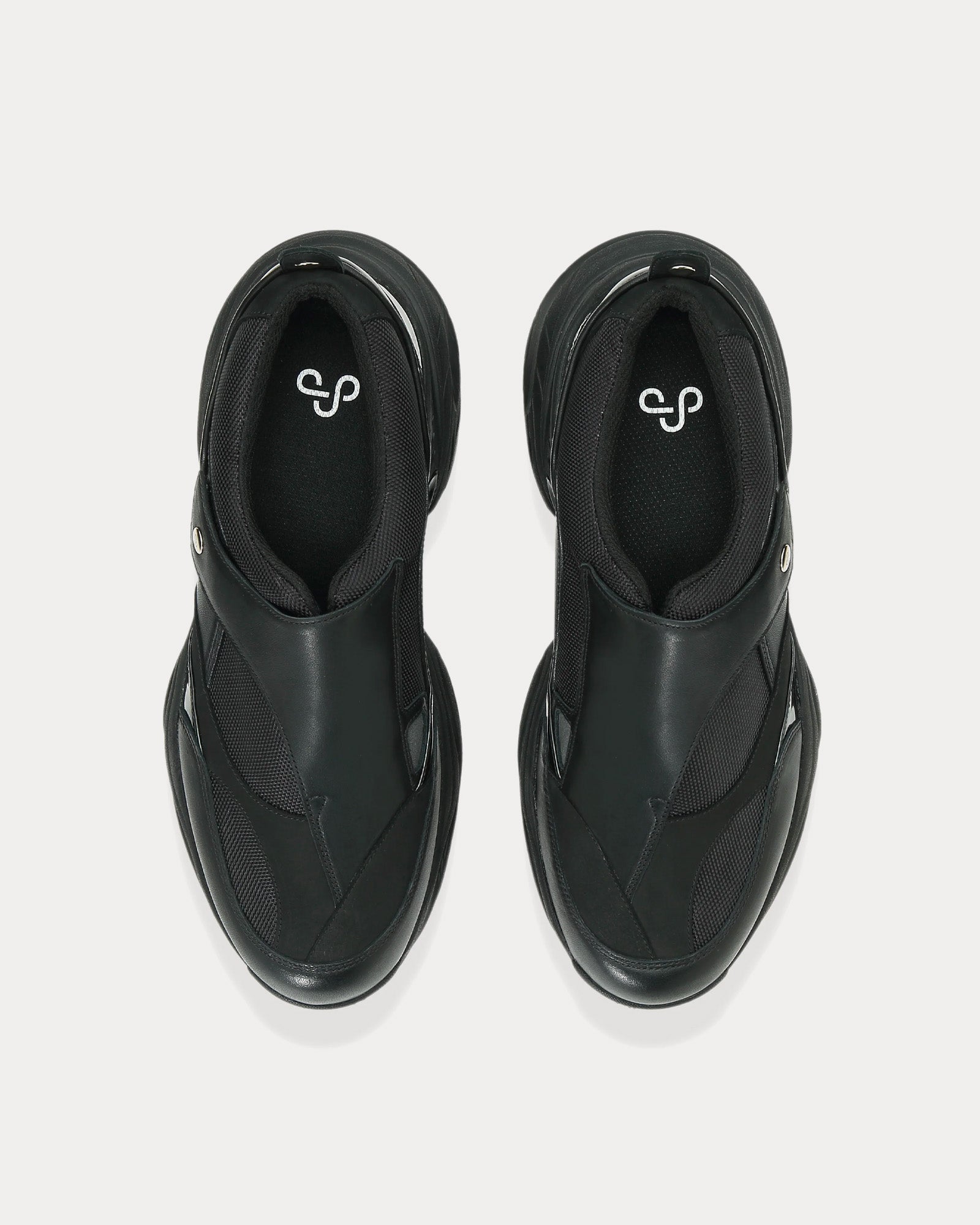OAO - Shell Black Slip On Sneakers