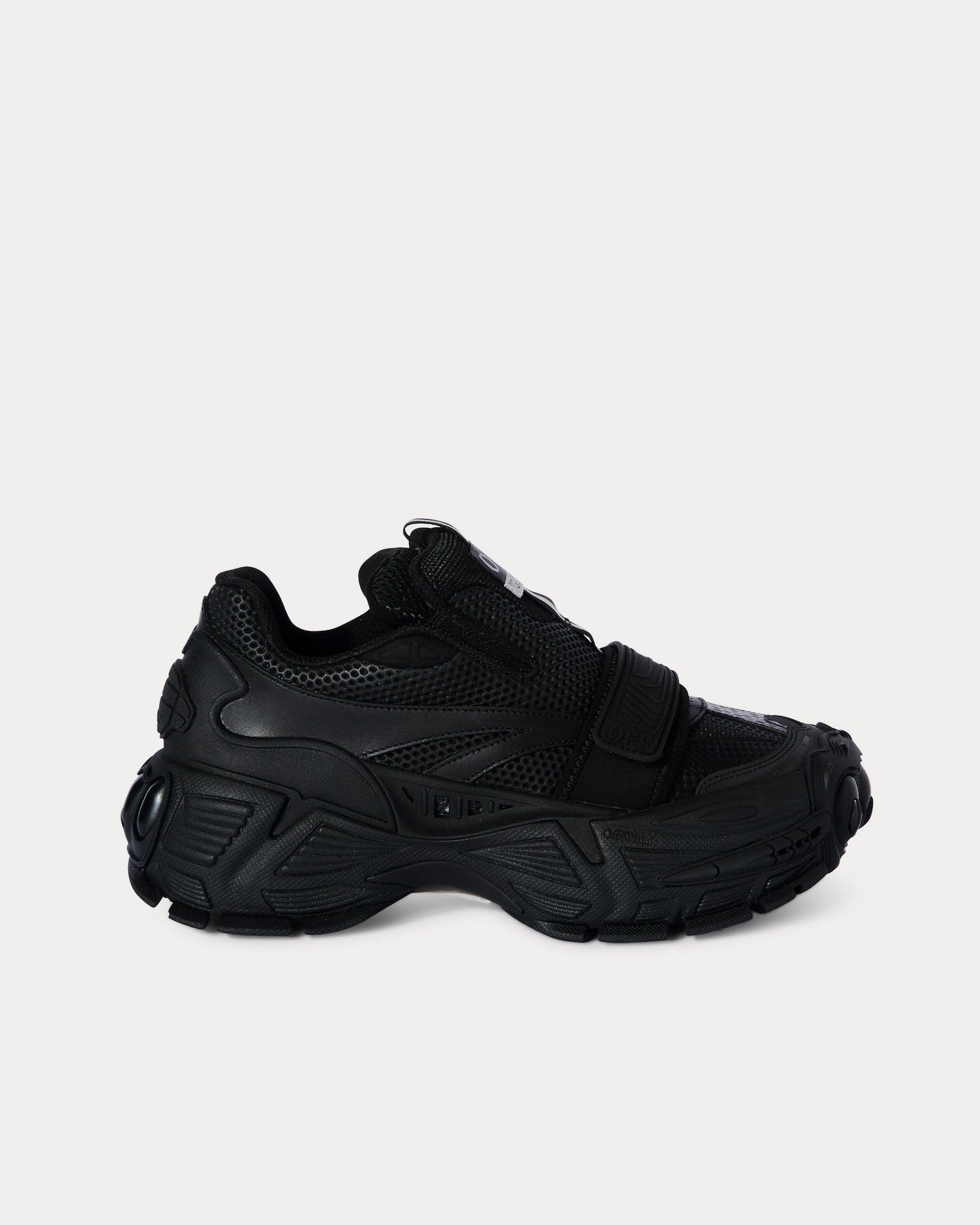 Off-White White & Black Glove Slip Sneakers - Box Label Off-White Glove Sneakers – THELUXESHOPPER main image 2