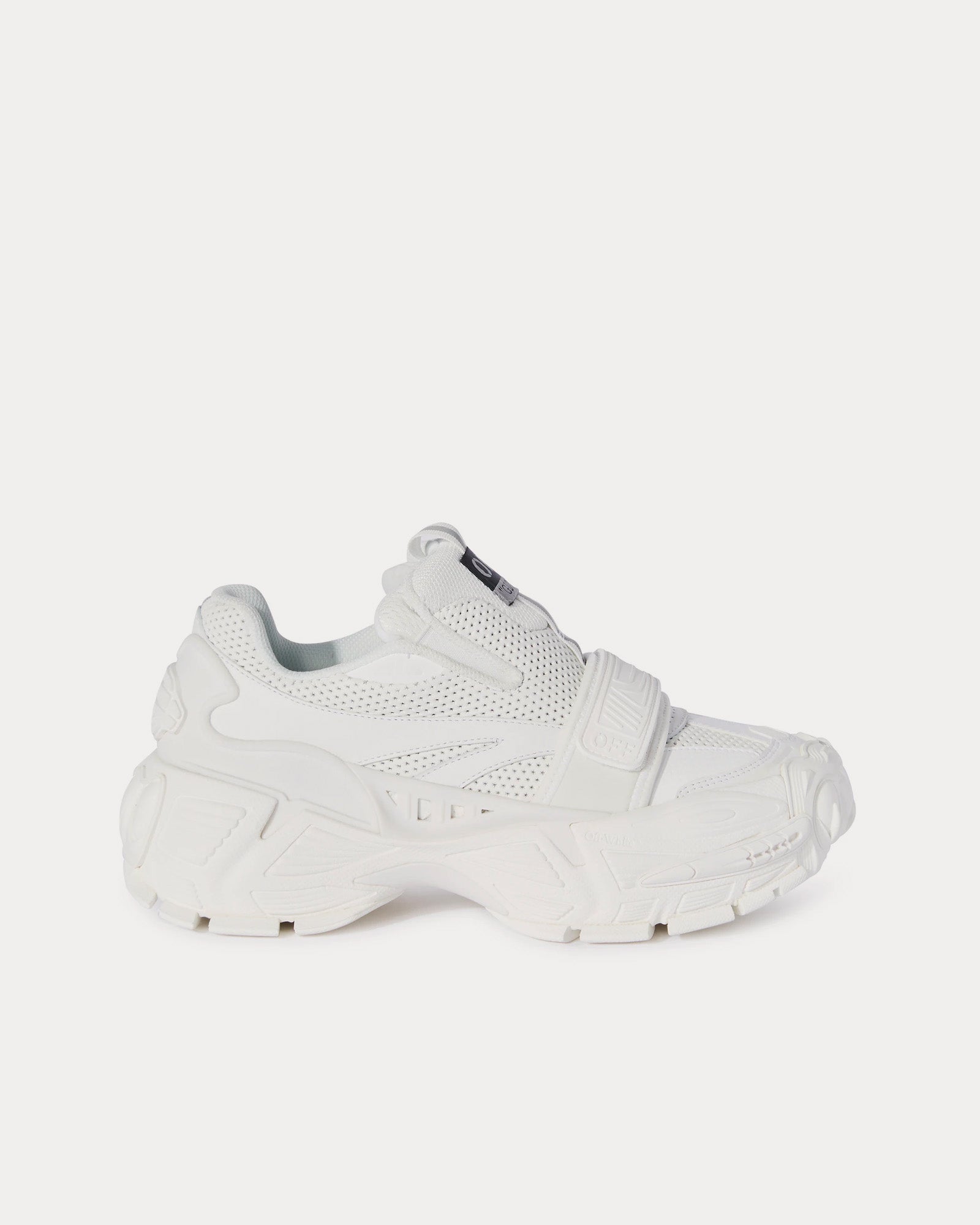 Off-White Men's Glove Leather White Slip On Sneakers